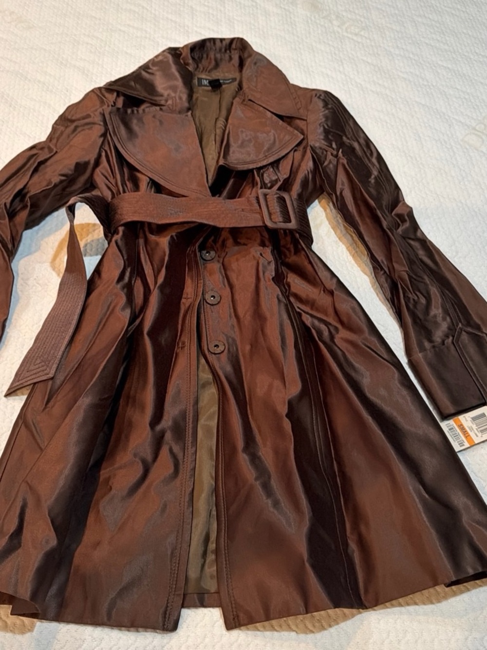 Women’s Brown Trench Coat with Belt